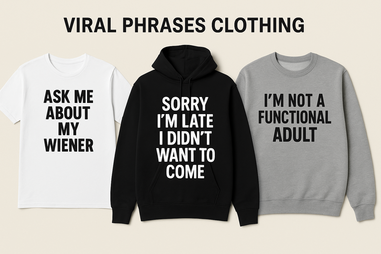 Viral Phrases Clothing