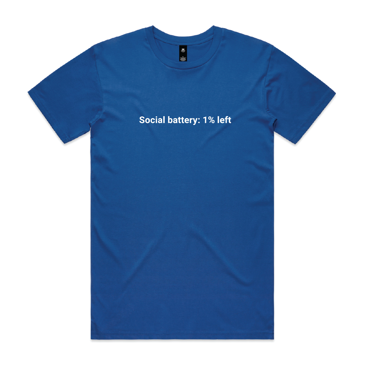 Social Battery: 1% Left Tee