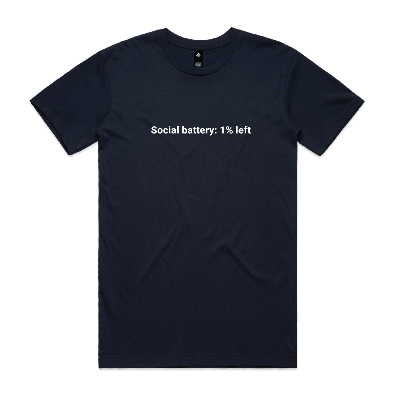 Social Battery: 1% Left Tee